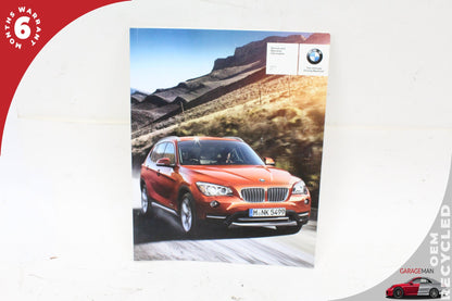2013 BMW X1 E84 SUV Owner Owner's Manual Set Booklet OEM