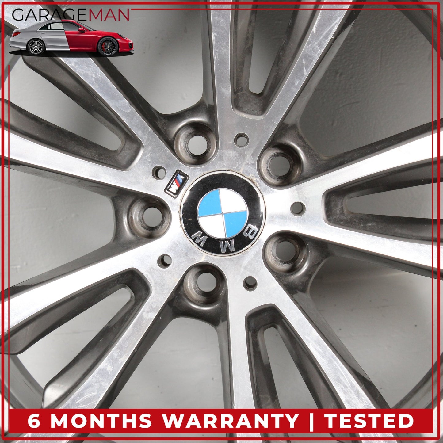 2014-2019 BMW X5 X6 Front Wheel Rim w/ Bridgestone Tire 10JX20H2ET40 7846790 OEM