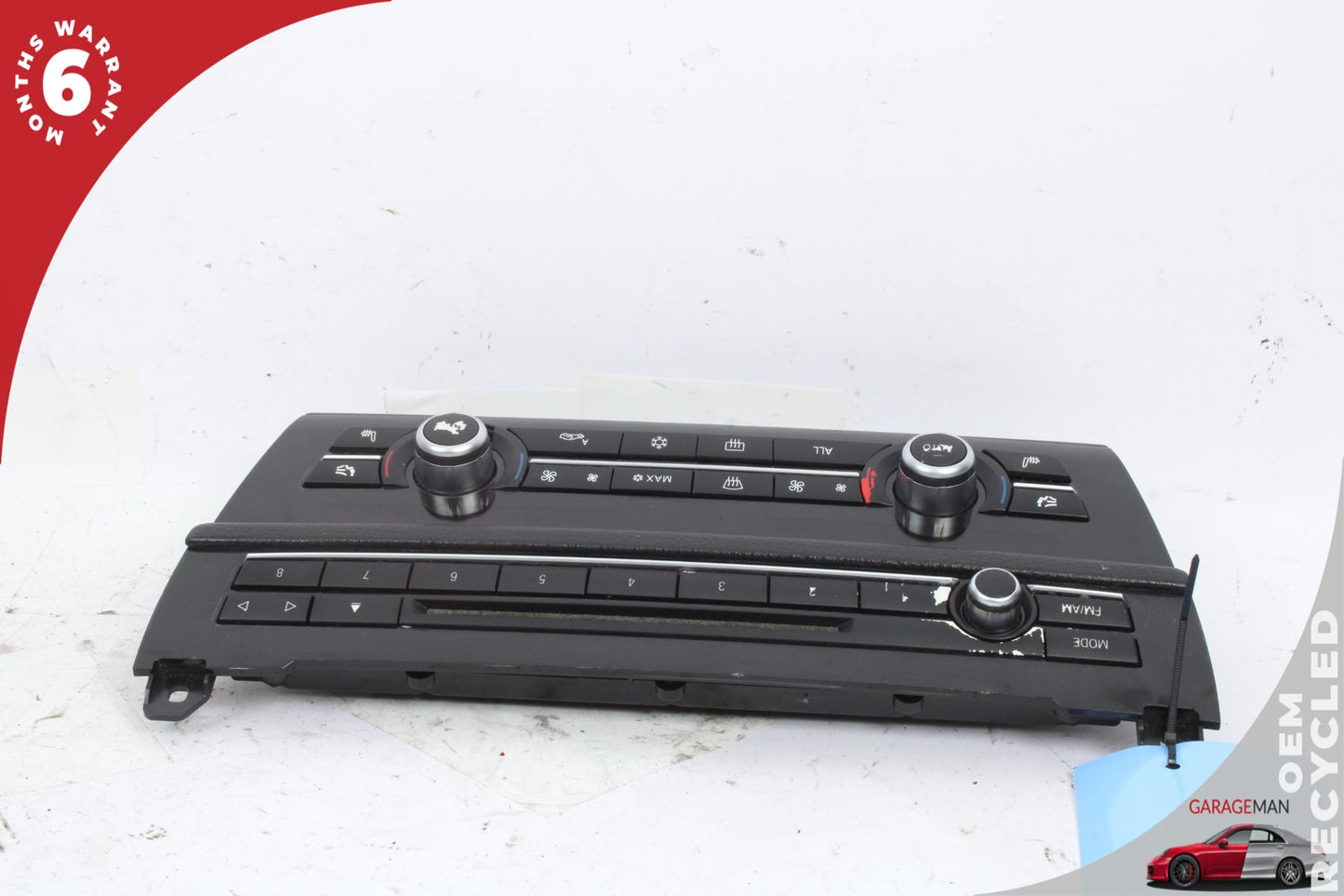 2011-2016 BMW 528i Front AC Climate Control Panel Audio CD Player 9236480 OEM
