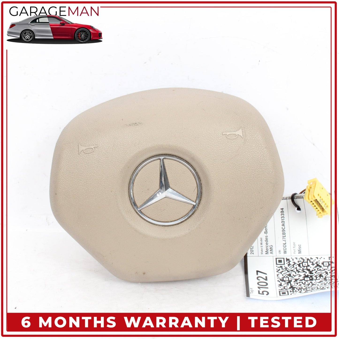 2012-2017 Mercedes W218 CLS63 AMG E550 Steering Wheel Airbag 1728602902 OEM