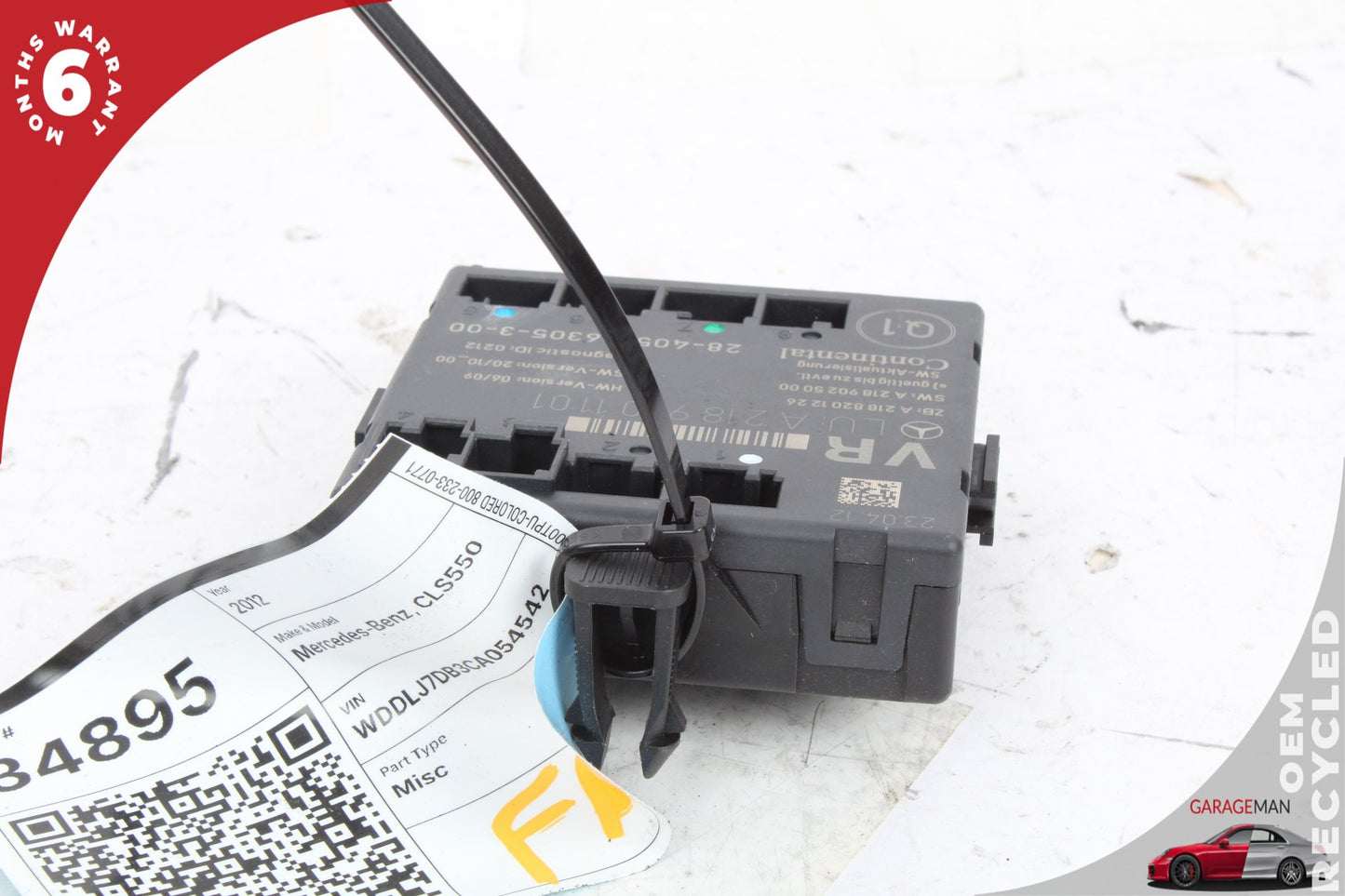2008-2018 Mercedes W218 CLS550 Front Right Door Control Module 2189001101 OEM