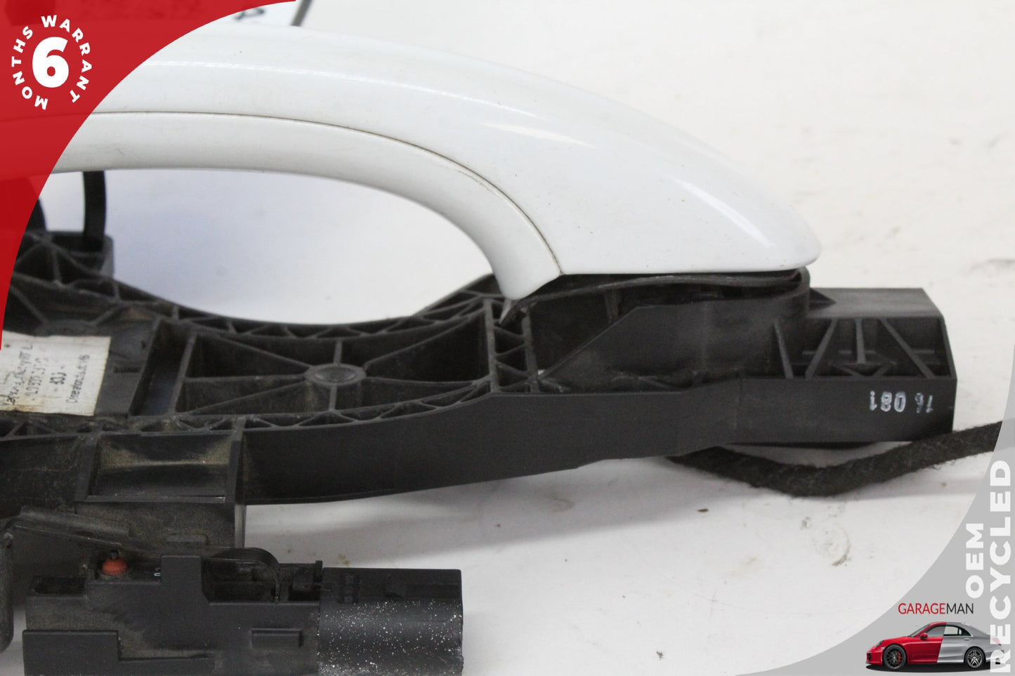 2007-2015 Audi Q7 Rear Left Exterior Door Handle White Keyless 4L0837205BG OEM