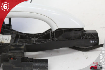 2007-2015 Audi Q7 Rear Left Exterior Door Handle White Keyless 4L0837205BG OEM