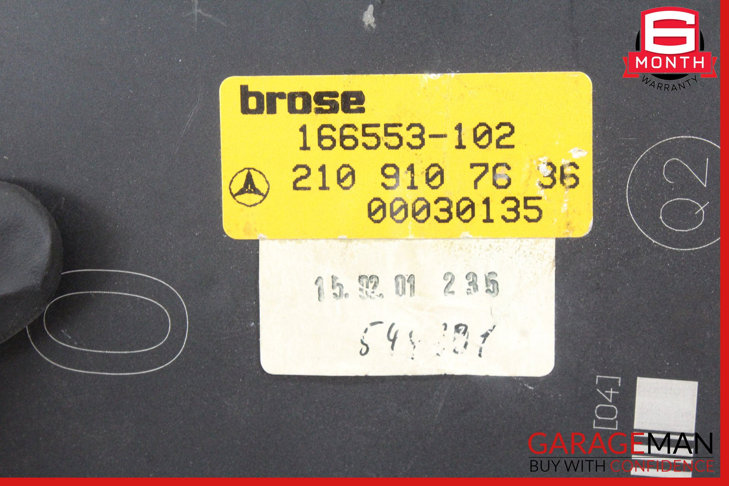 1998-2002 Mercedes W210 E320 Front Right Passenger Side Seat Control Module OEM