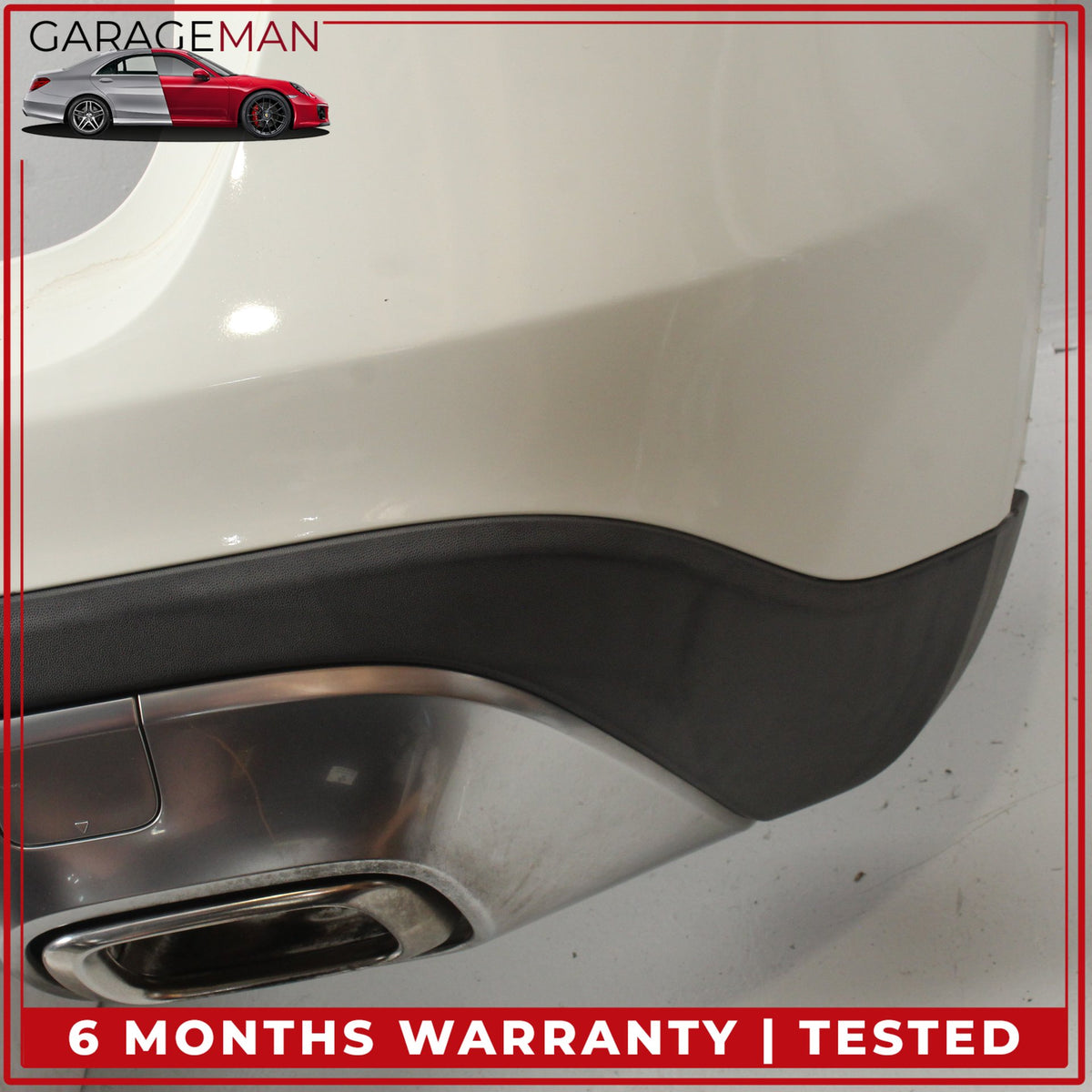 2015-2020 Mercedes X156 GLA250 Rear Bumper Cover Panel Calcite White OEM