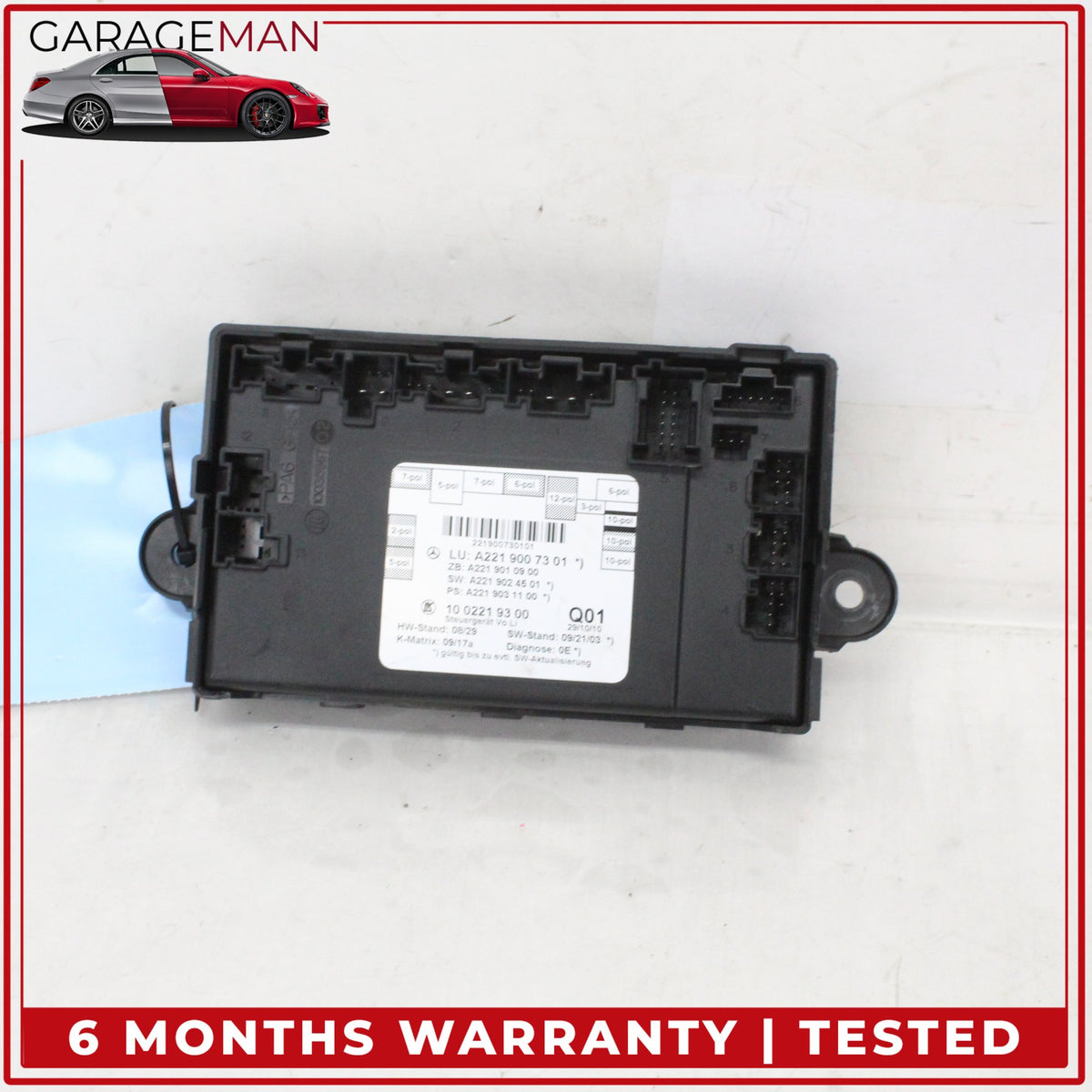 2007-2013 Mercedes W221 S400 S550 Front Left Door Control Module 2219007301 OEM