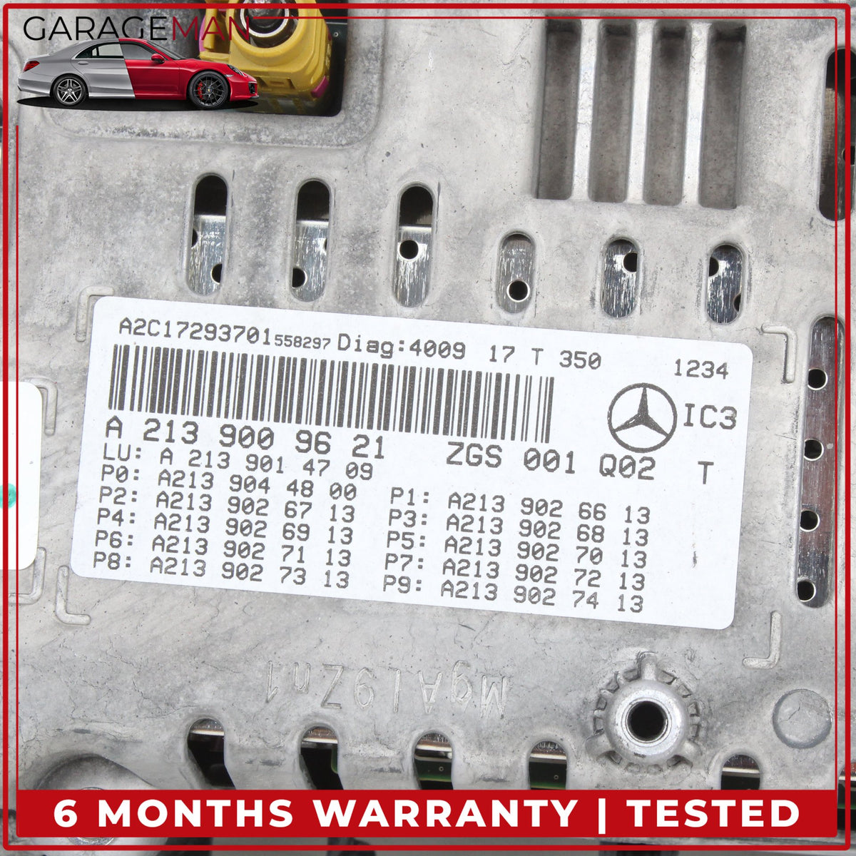 2017-2020 Mercedes W213 E300 E400 Speedometer Instrument Cluster 2139009621 OEM