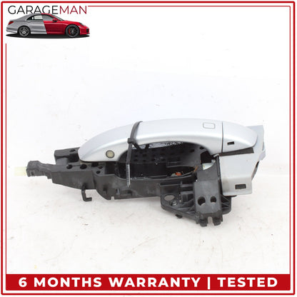 2017-2024 Audi Q7 Front Left Side Exterior Door Handle Silver 4M1837885A OEM