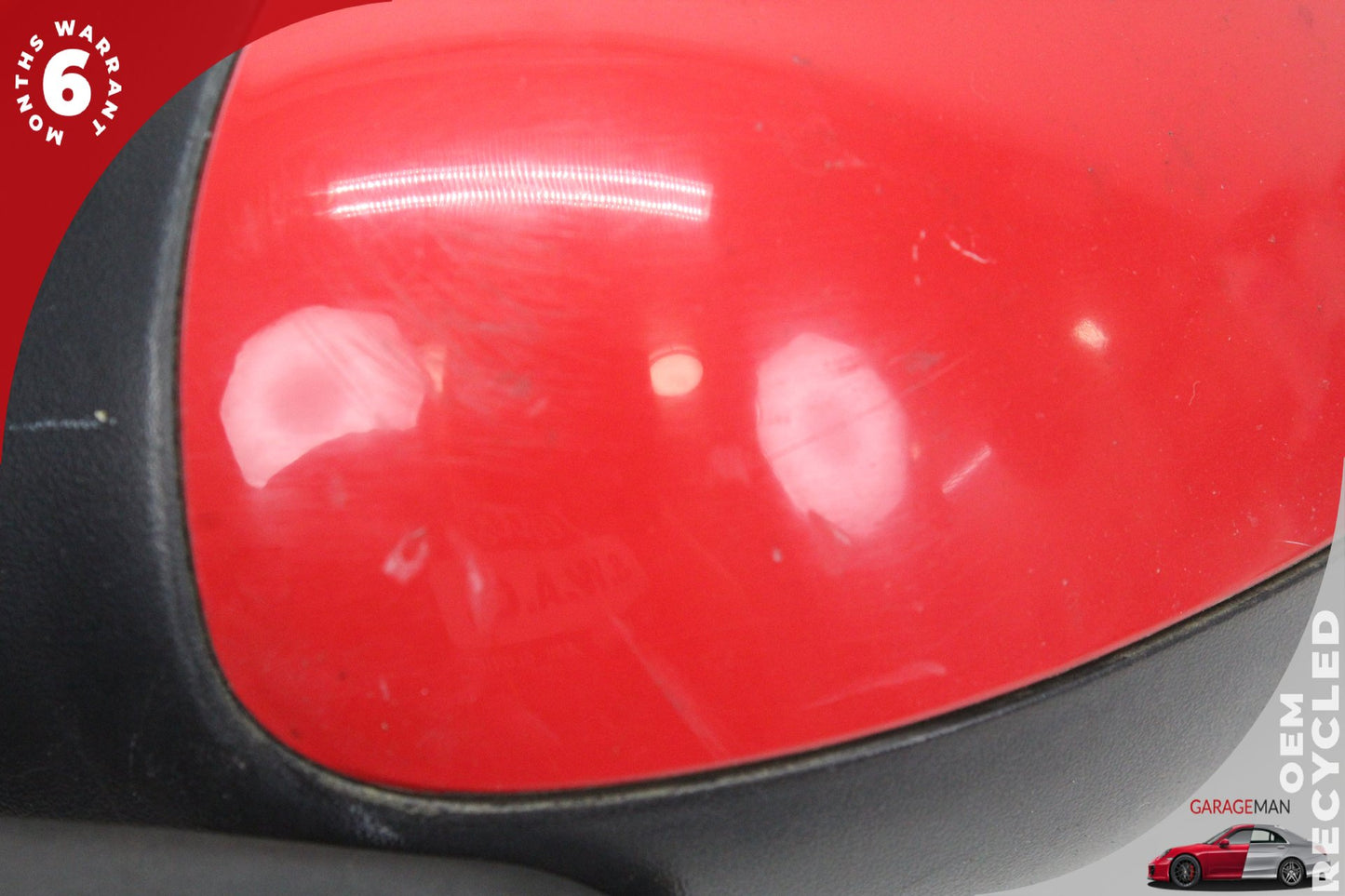 2002-2005 Ford Thunderbird Front Right Door Rear View Mirror Red 1W6Z17682BA OEM