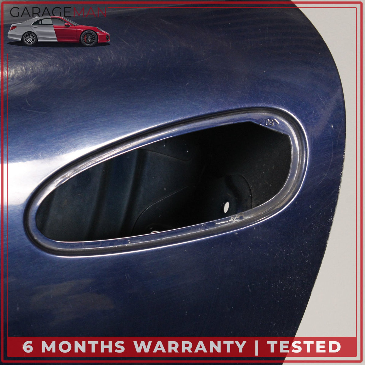 1997-2005 Porsche 911 Carrera Front Left Side Door Shell Blue Metallic OEM