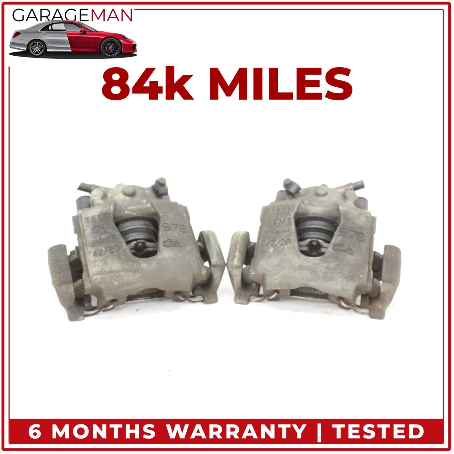 1997-2006 Jaguar XK8 Convertible Rear Left and Right Side Brake Caliper Set OEM