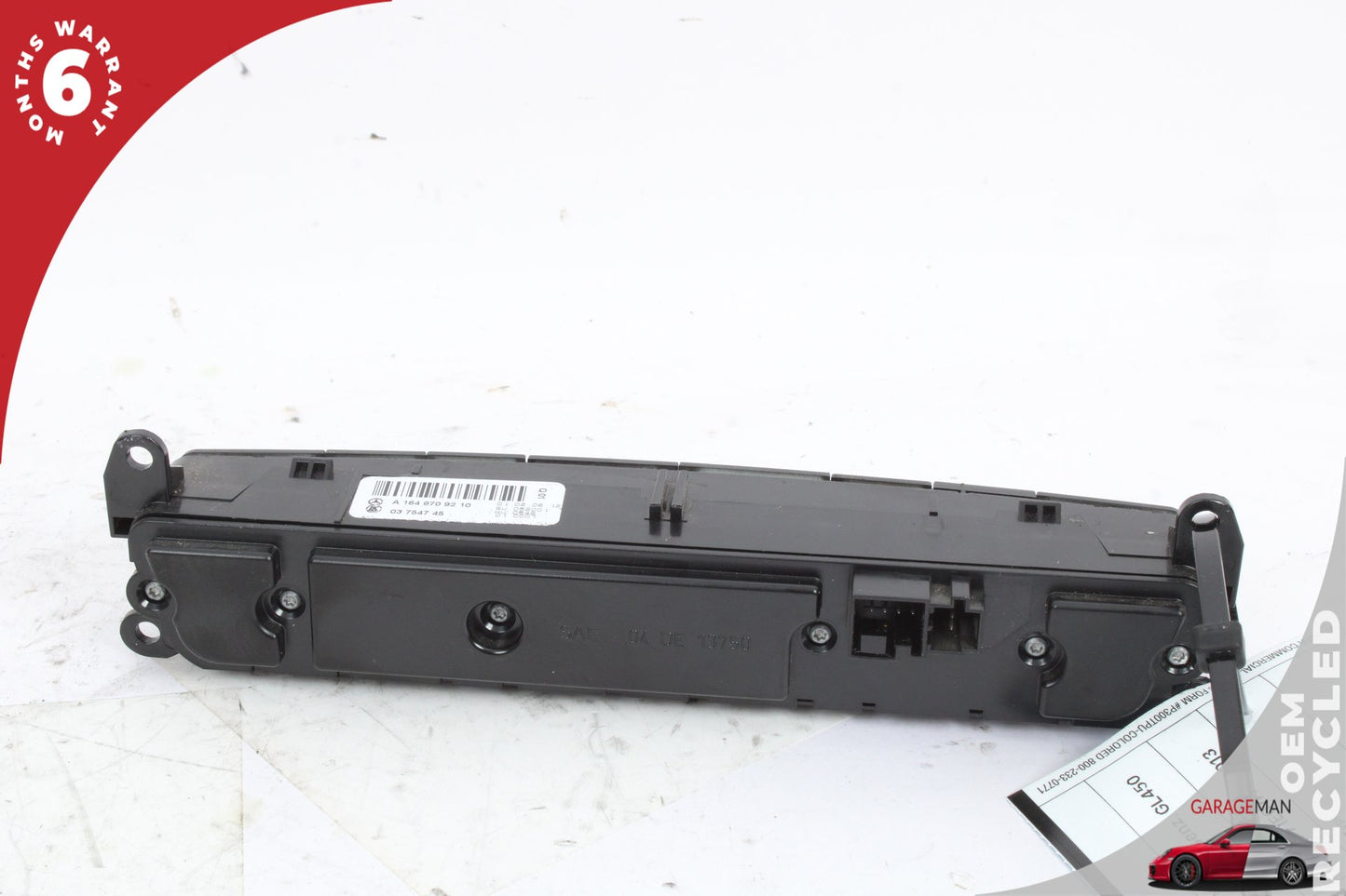 2006-2012 Mercedes X164 GL450 Hazard Light Control Switch Panel 1648709210 OEM