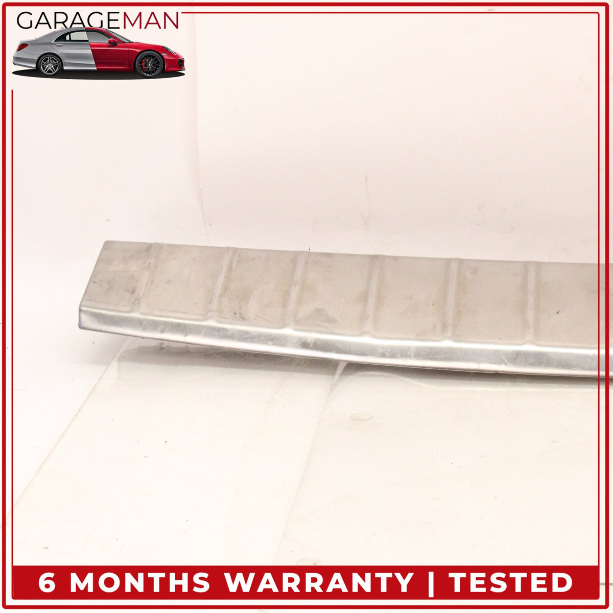 2003-2010 Porsche Cayenne 955 957 Rear Trunk Cargo Sill Scuff Plate Chrome OEM