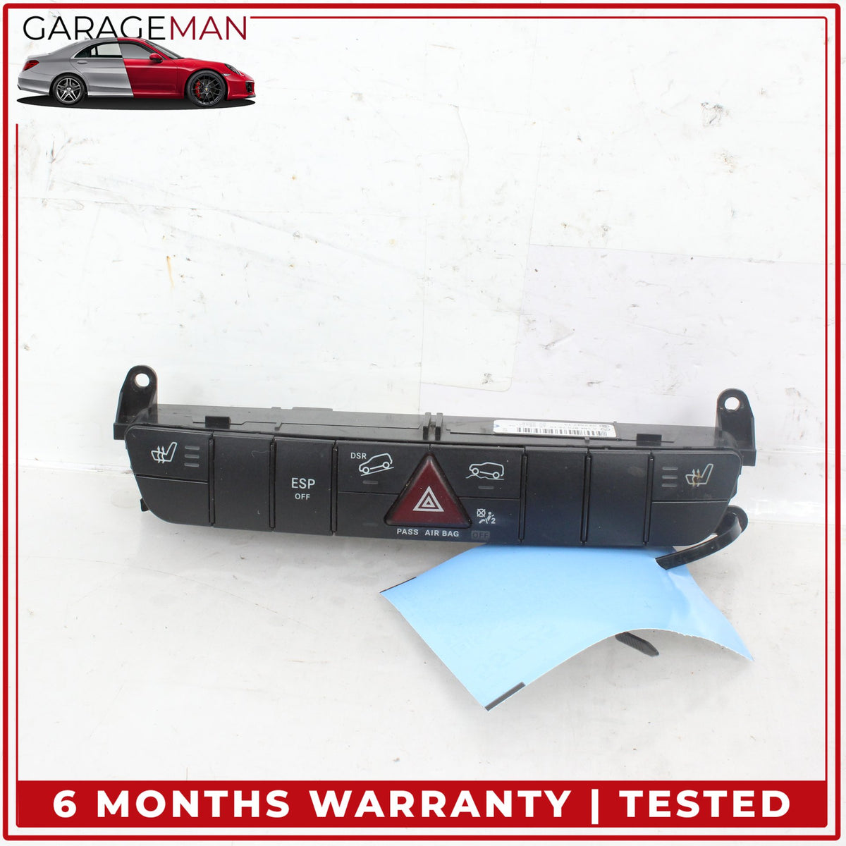 2006-2012 Mercedes W164 ML350 ML500 Hazard Light ESP Control Switch Panel OEM