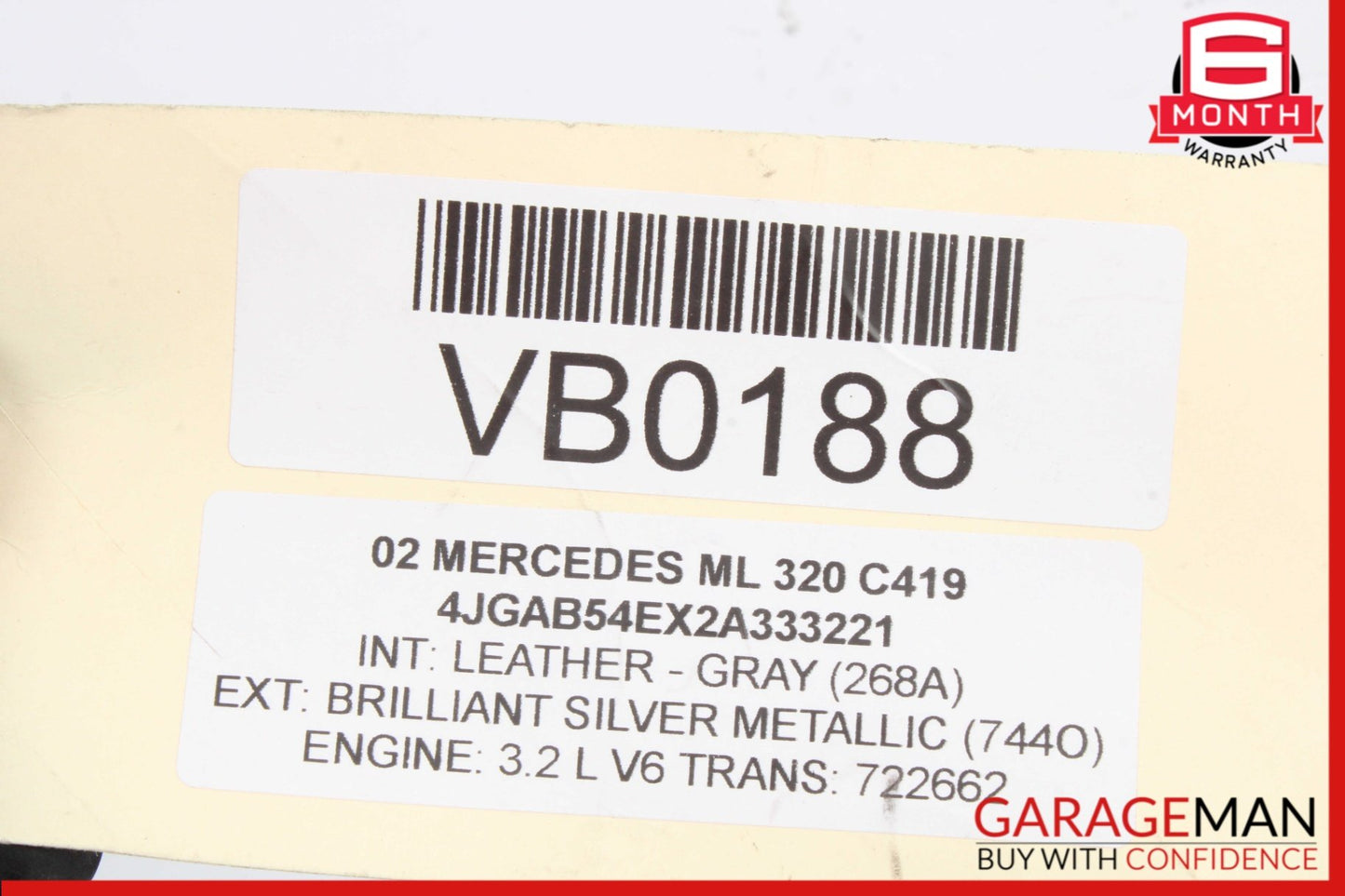 1998-2005 Mercedes-Benz ML320 W163 Radio Antenna Amp Amplifier 1638200289 OEM