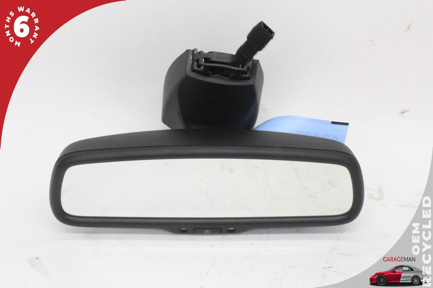 2012-2017 Fiat 500e Top Upper Rear View Mirror Black 34949799 OEM