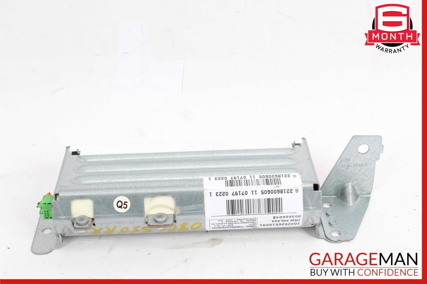 07-14 Mercedes W216 CL550 CL600 S550 S600 Rear Right Side Quarter Airbag Air Bag