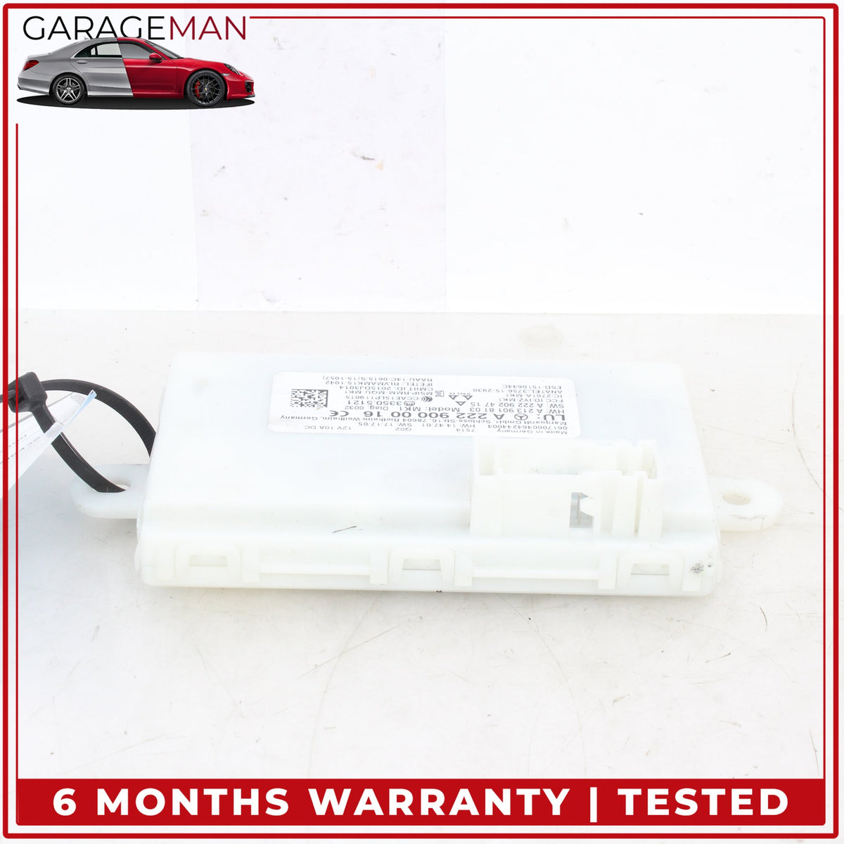 2014-2023 Mercedes W213 E300 Keyless Go Entry Control Module Unit 2229000016 OEM