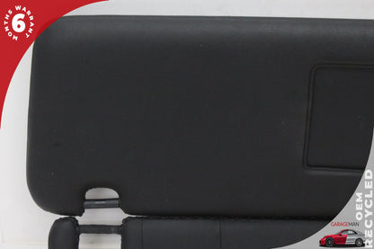 2011-2014 Porsche Cayenne 958 Front Left and Right Side Sun Visor Set Black OEM