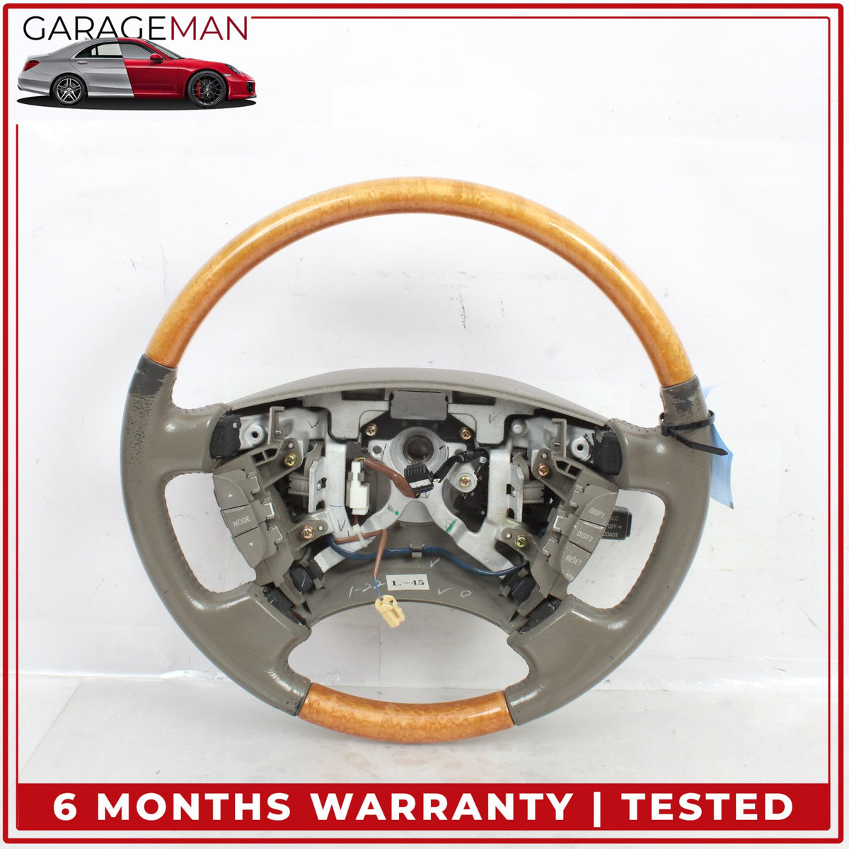2001-2006 Lexus LS430 Front Left Side Steering Wheel w/ Switches 8424550010 OEM