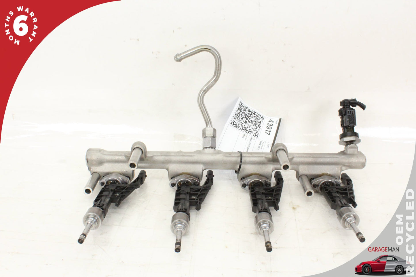2019-2024 BMW 330i G20 2.0L B46 Fuel Injection Rail w/ Fuel Injectors 8665633