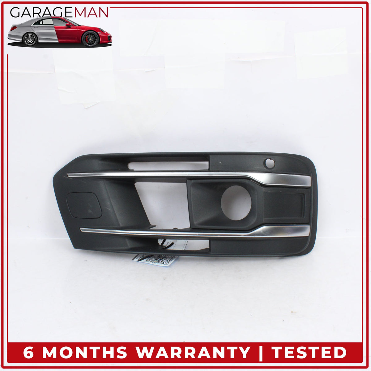 2017-2019 Audi Q7 Front Right Side Lower Bumper Fog Light Cover 4M0807682S OEM