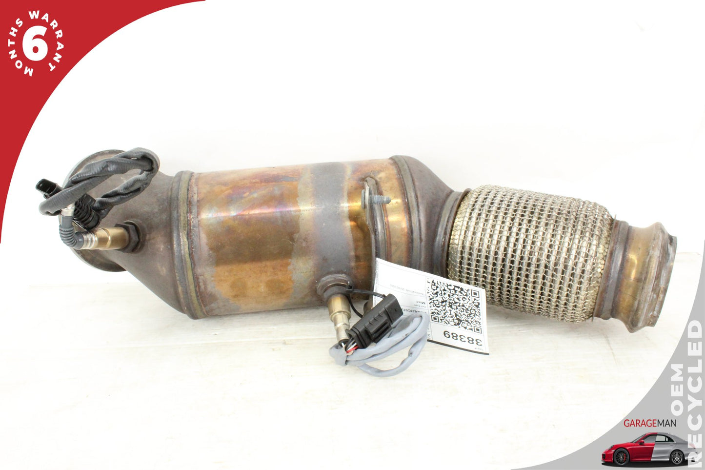 2017-2021 BMW 430i F36 2.0L B46 Exhaust Manifold Downpipe Converter 8638227