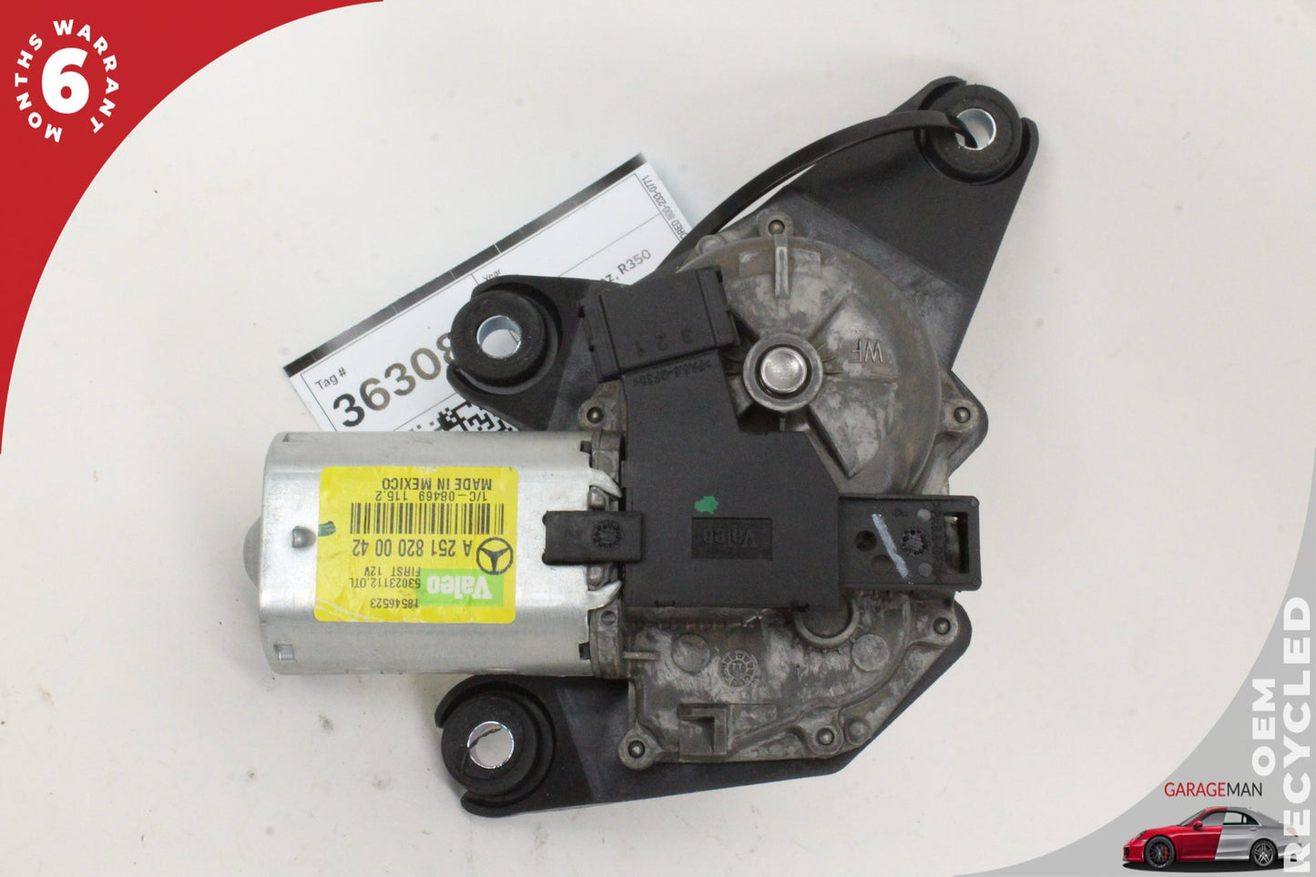 06-19 Mercedes-Benz R350 W251 Rear Windshield Wiper Motor 2518200042 OEM