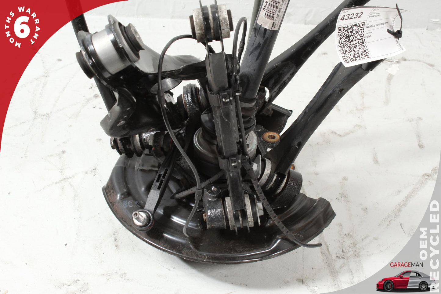 2014-2021 BMW 235i F22 RWD 3.0L Rear Left Suspension Spindle Knuckle Control Arm Set