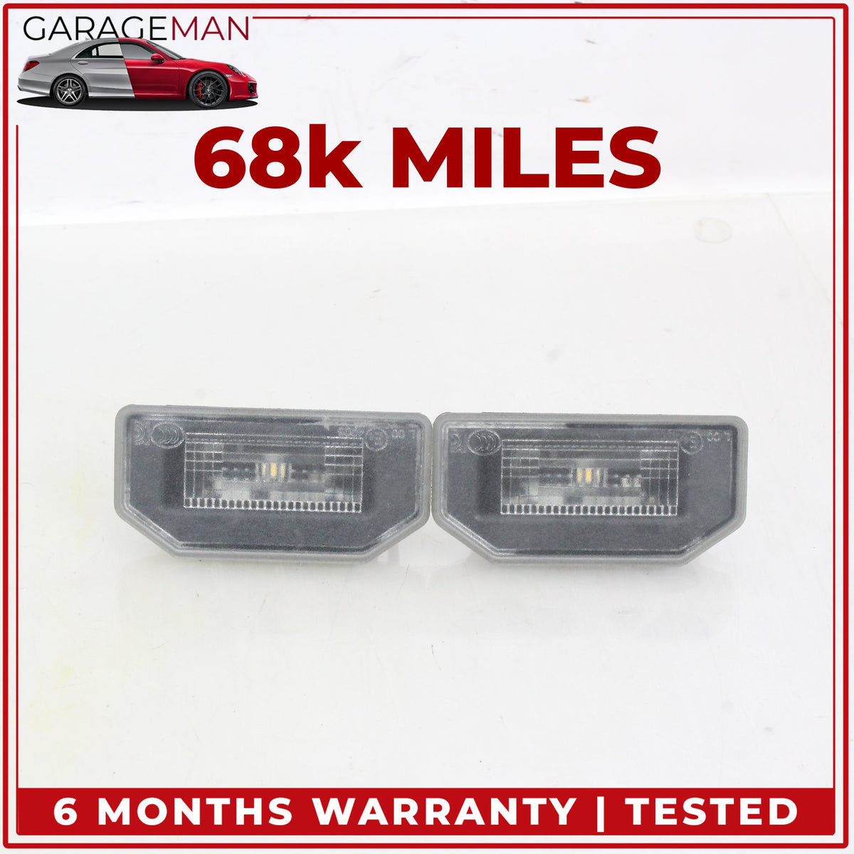 2017-2023 Tesla Model 3 Rear Trunk Lid License Plate Light Set 144973000B OEM