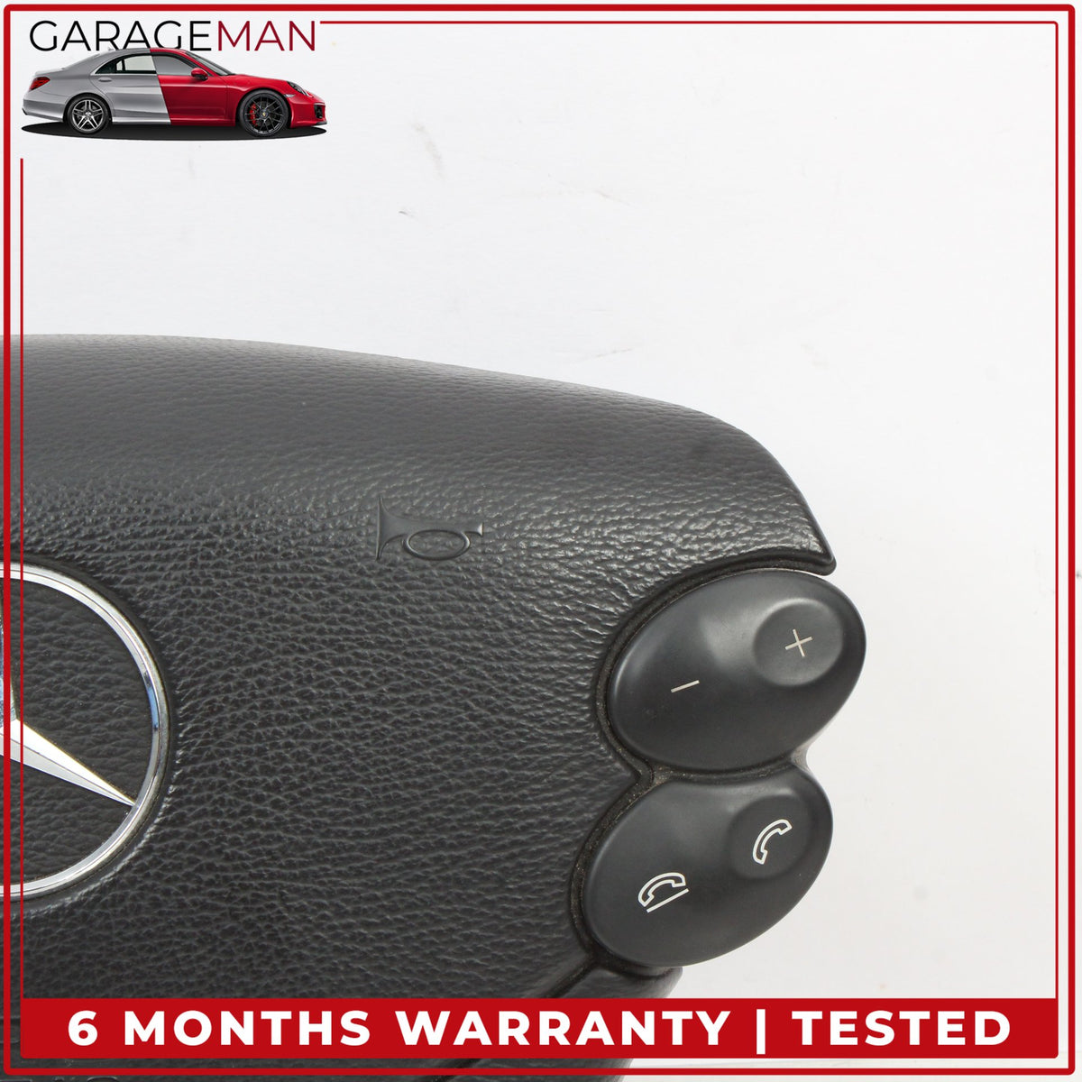2003-2012 Mercedes W211 E350 Front Left Driver Side Steering Wheel Airbag OEM