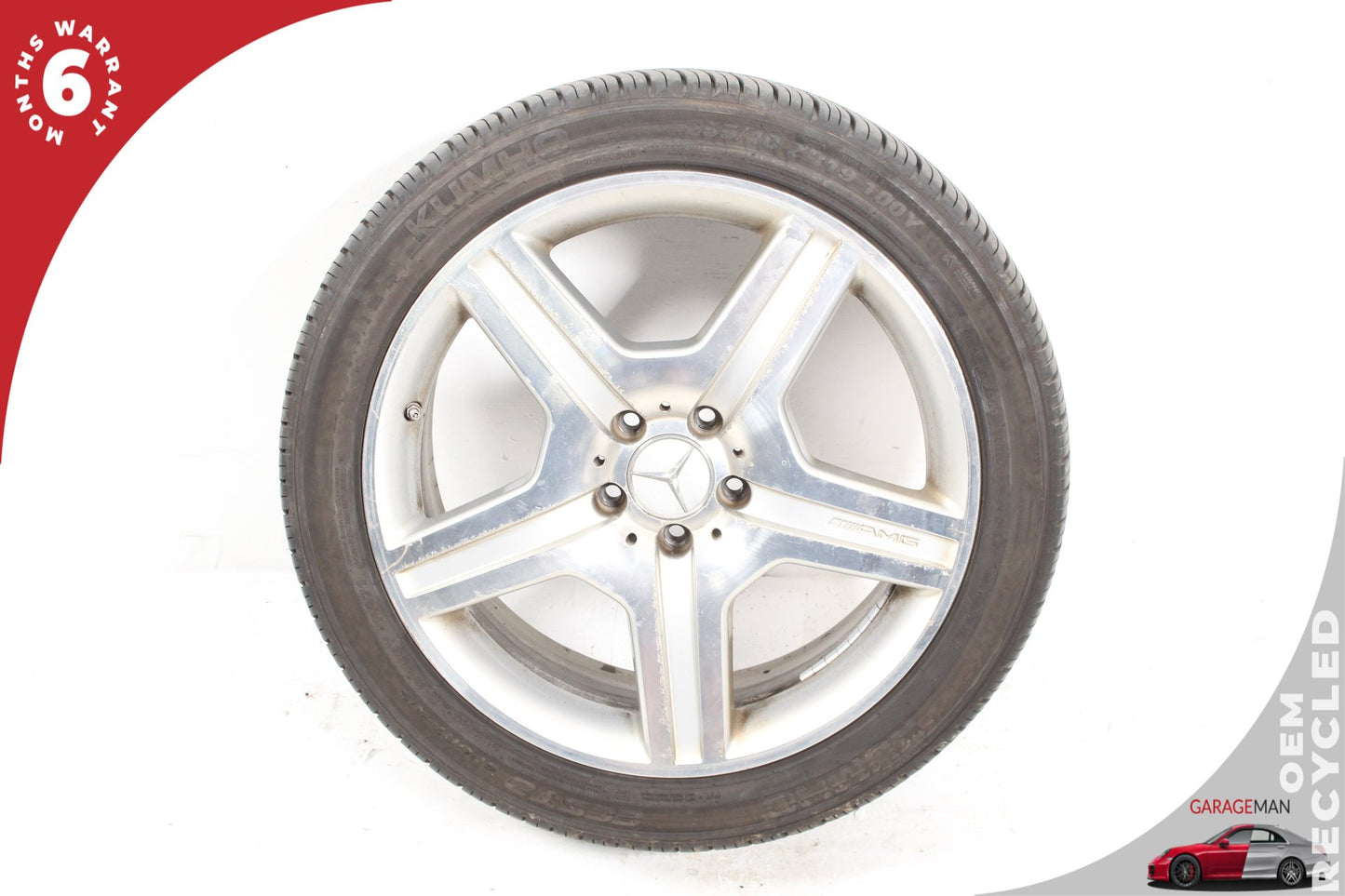 2007-2011 Mercedes W221 S550 S600 Front Wheel Rim w/ Tire 8.5JX19H2 ET43 OEM