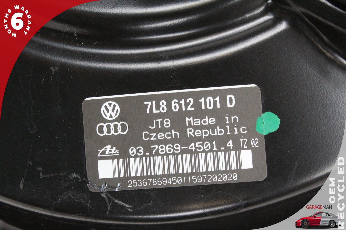 2007-2015 Audi Q7 Power Brake Booster Master Cylinder w/ Reservoir OEM