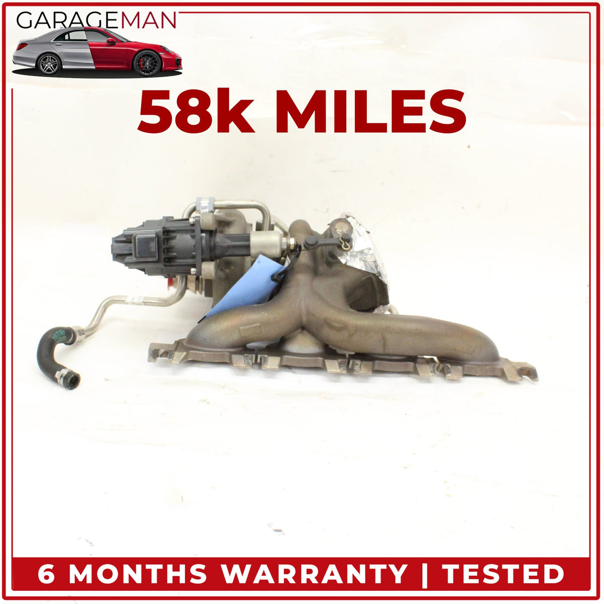 2016-2021 BMW 430i X3 X4 330e 2.0L Engine Turbocharger w/ Manifold 7637563 OEM