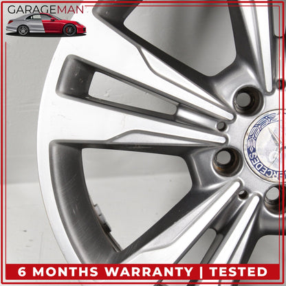 2014-2016 Mercedes W212 E350 Twin 5 Spoke Wheel Rim 8.5JX18H2ET48 2124015702 OEM
