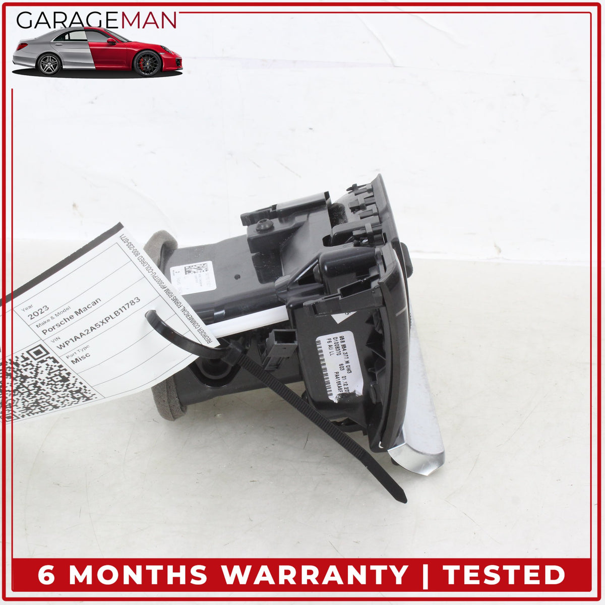 2019-2026 Porsche Macan 95B Front Left Side Dash AC A/C Air Vent 95B819701J OEM