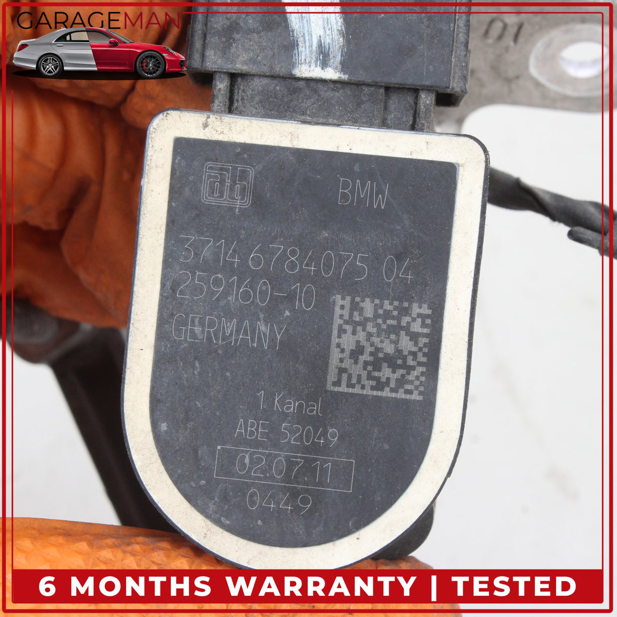 2012-2018 BMW 650i F13 RWD Headlight Level Height Sensor (Set of 2) 6784075 OEM