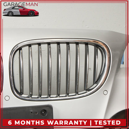 2013-2015 BMW 740i F01 Front Bumper Cover Panel Silver Metallic 7332262 OEM