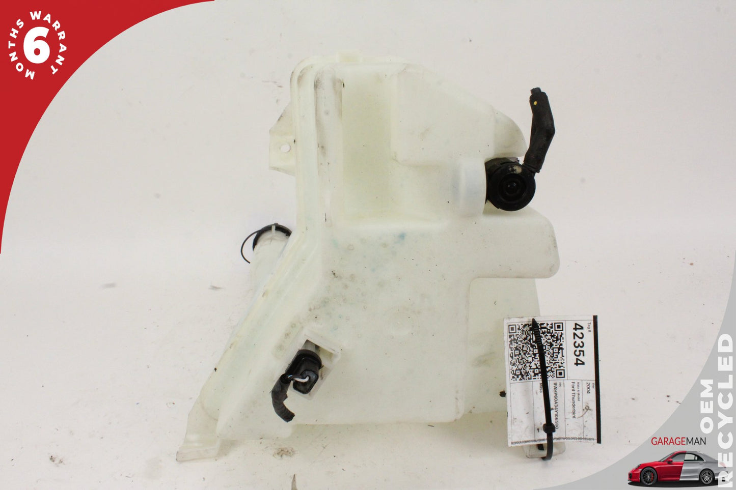 2002-2005 Ford Thunderbird Windshield Washer Fluid Reservoir 1W6Z17618AA OEM