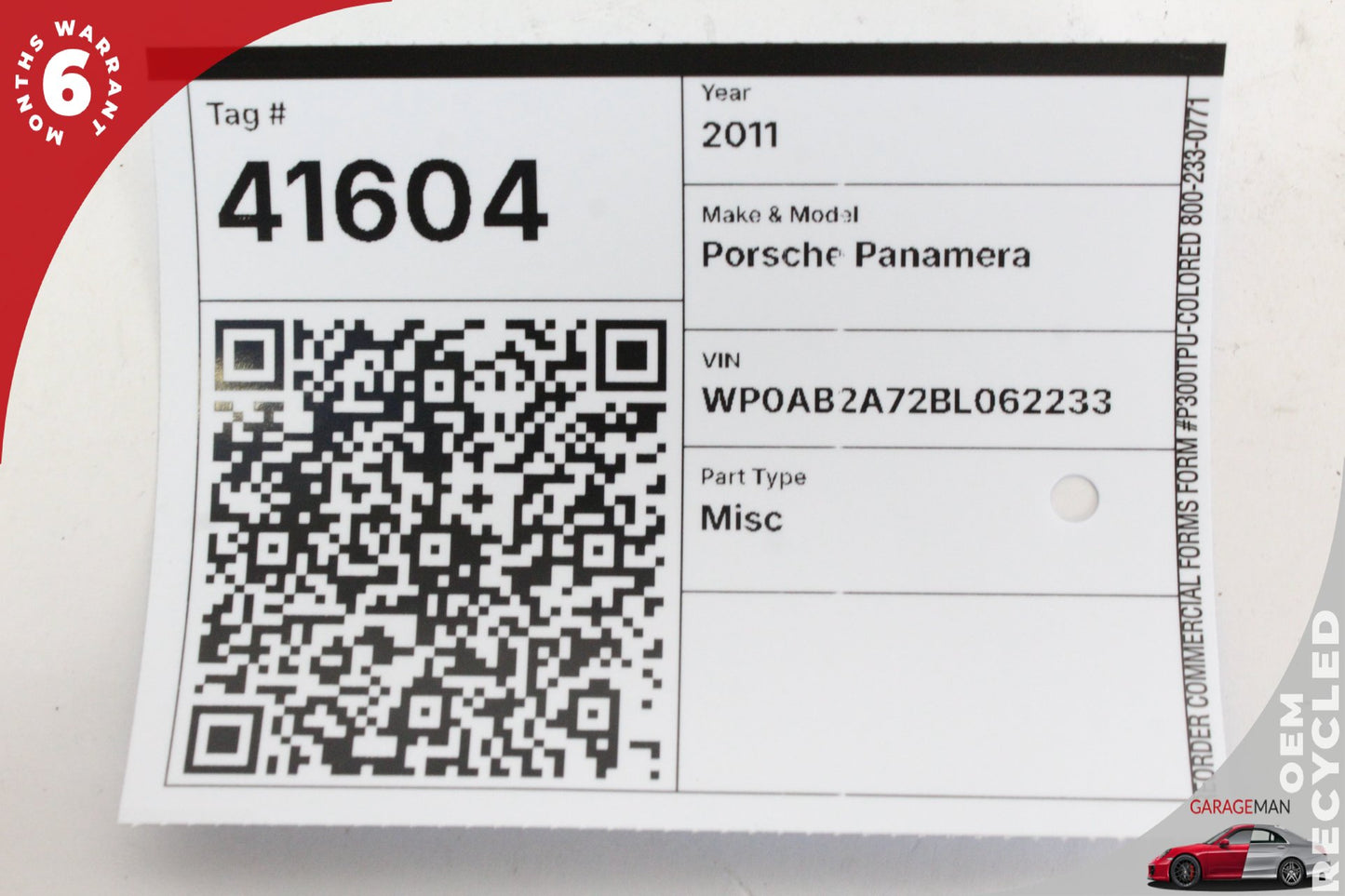 10-18 Porsche Panamera Voltage Stabilizer Control Module 7PP959663E Genuine