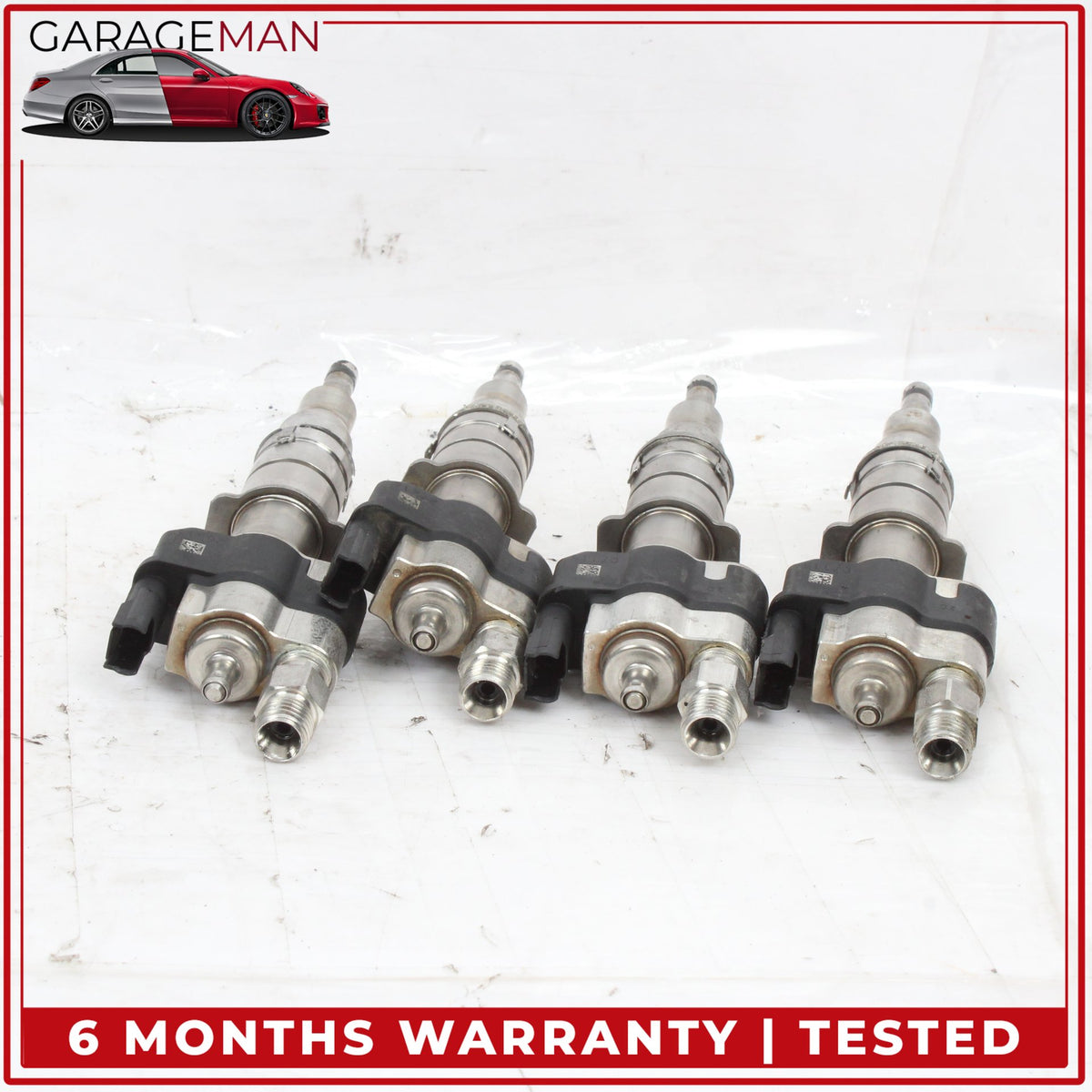2007-2016 BMW 650i 750i N54/N63 Engine Motor Fuel Injector Set of 4 Index-12 OEM