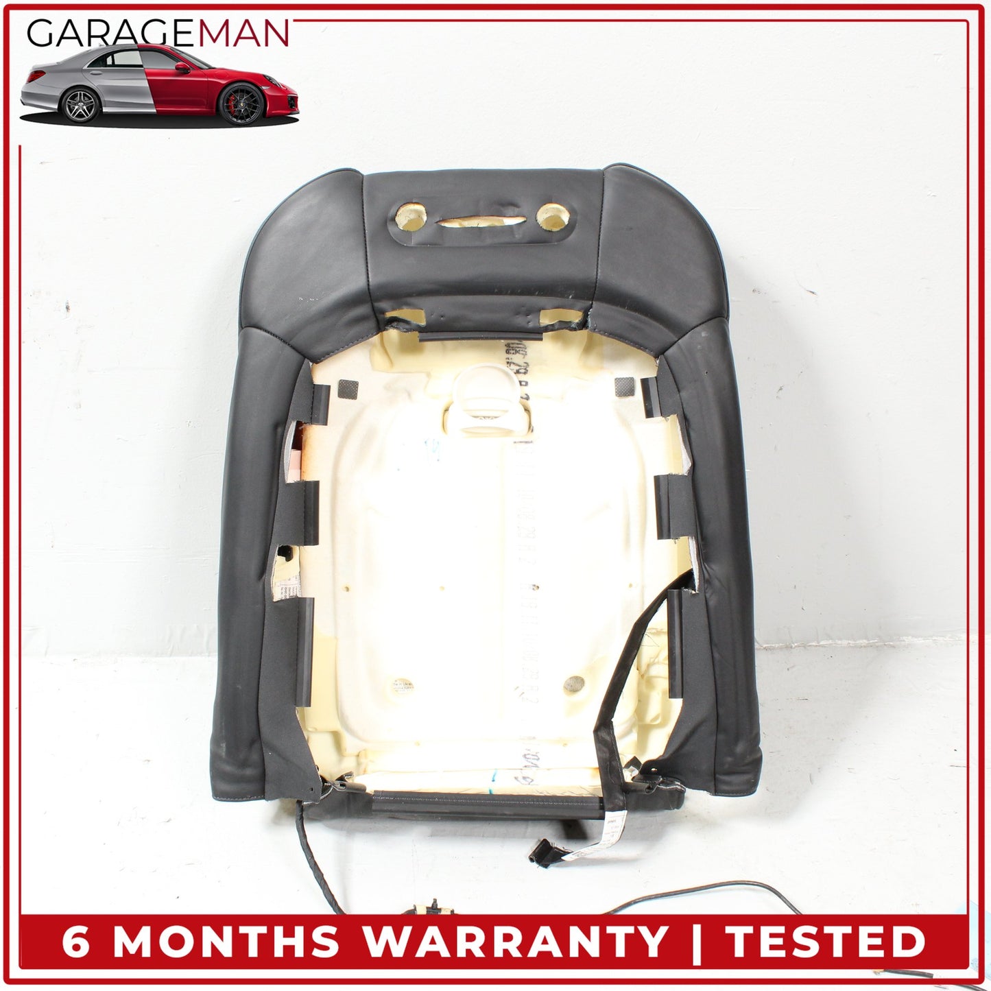 2011-2018 Porsche Cayenne 958 Front Left Side Top Upper Seat Cushion Black OEM