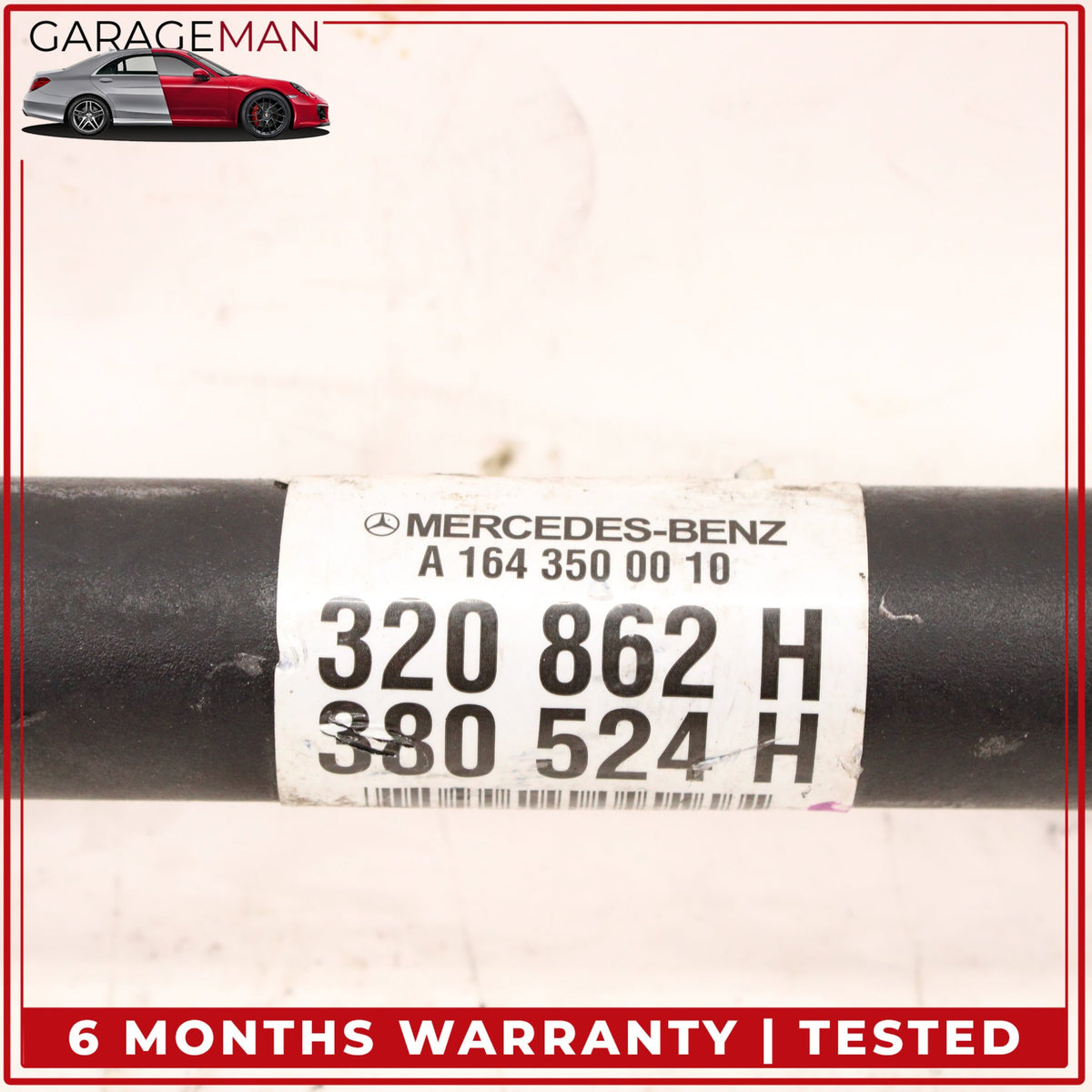 2006-2012 Mercedes W164 ML350 GL450 Rear Left or Right Side Axle Half Shaft OEM