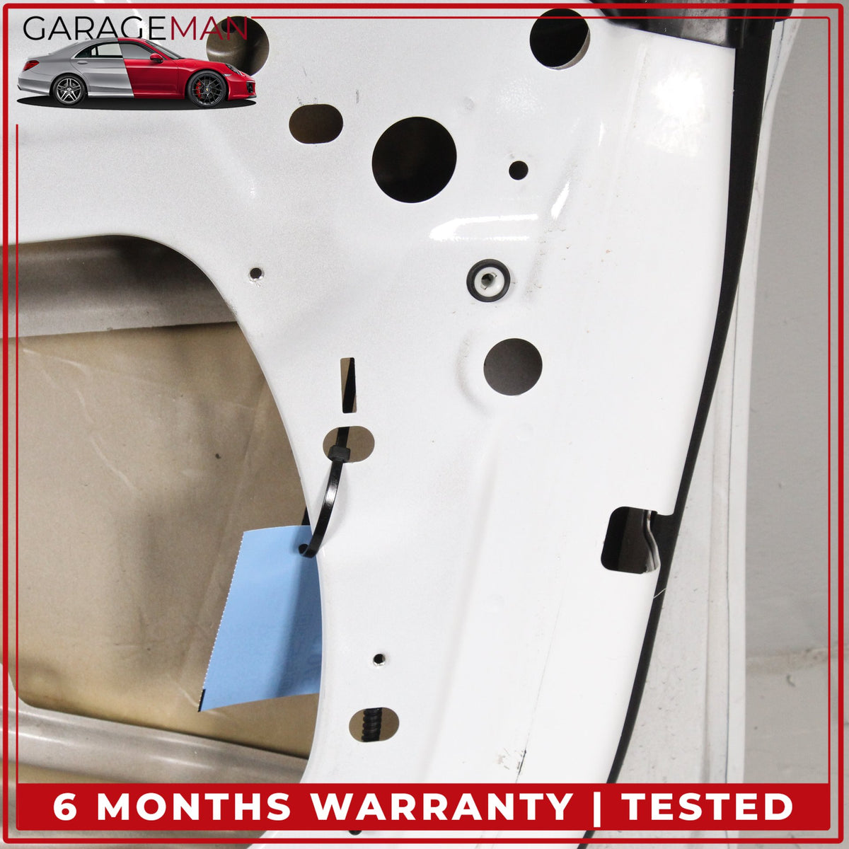 2017-2023 Tesla Model 3 Front Right Side Door Shell Pearl White 1081420E0C OEM