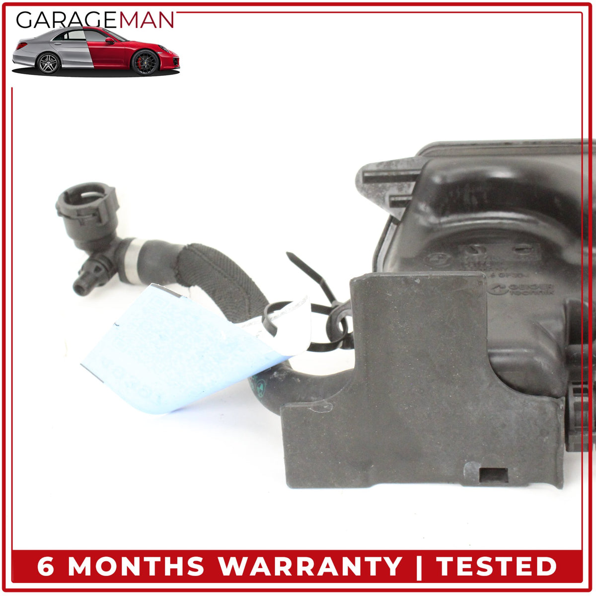 2013-2019 BMW 650i F06 AWD Engine Coolant Reservoir Overflow Expansion Tank 7647281 OEM