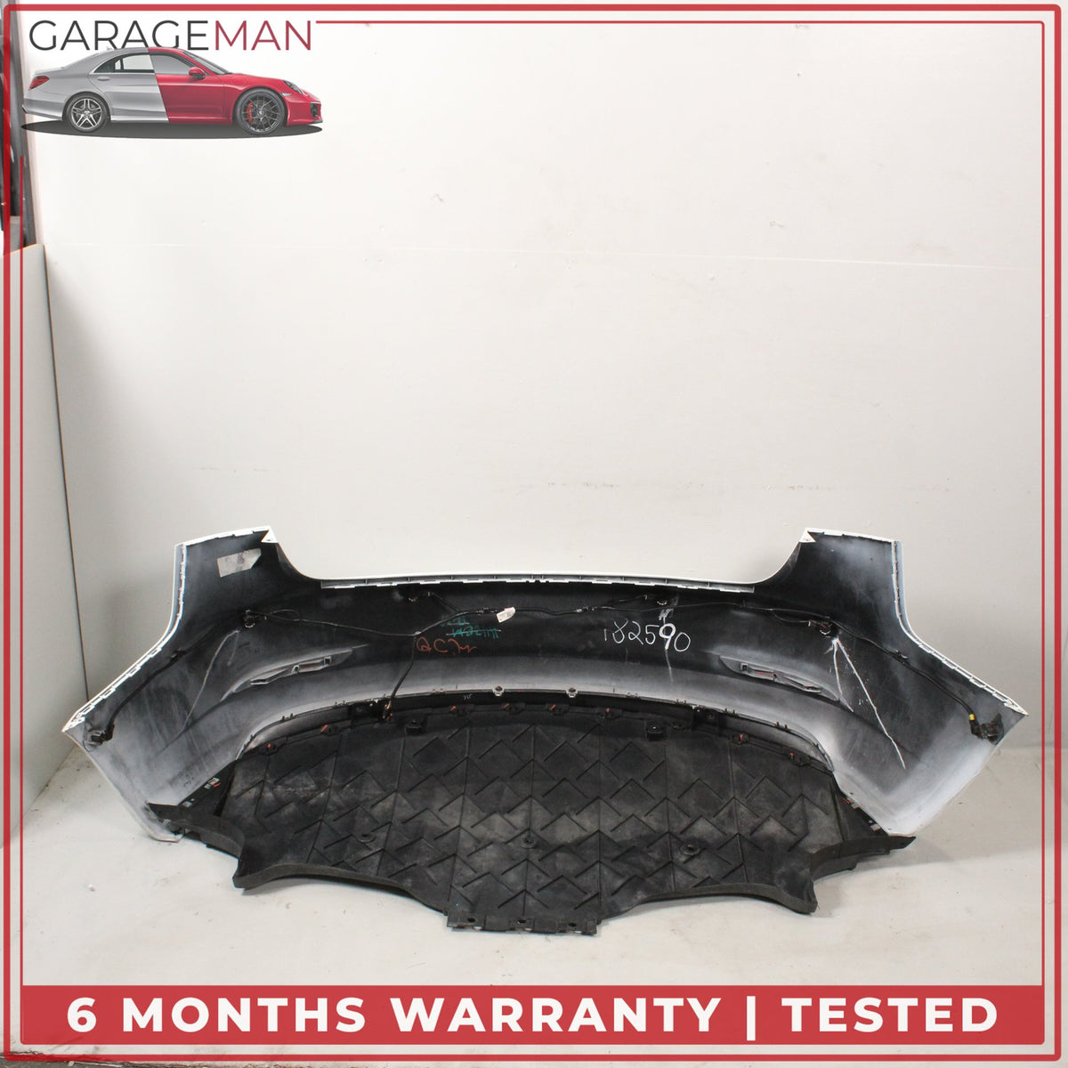 2017-2022 Tesla Model 3 Rear Bumper Cover 108398300G Pearl White OEM