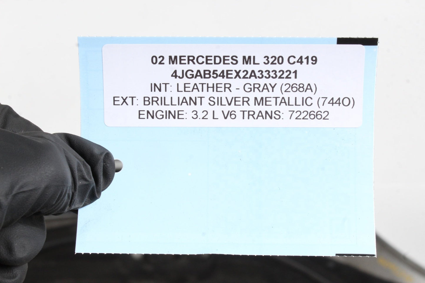 1998-2005 Mercedes-Benz ML320 W163 Front Hood Bonnet Panel 1638800157