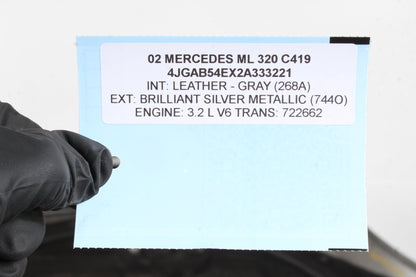 1998-2005 Mercedes-Benz ML320 W163 Front Hood Bonnet Panel 1638800157
