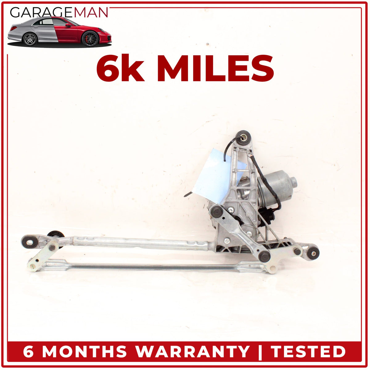 2017-2025 Audi A4 Front Windshield Wiper Linkage w/ Motor Bosch 8W1955119A OEM