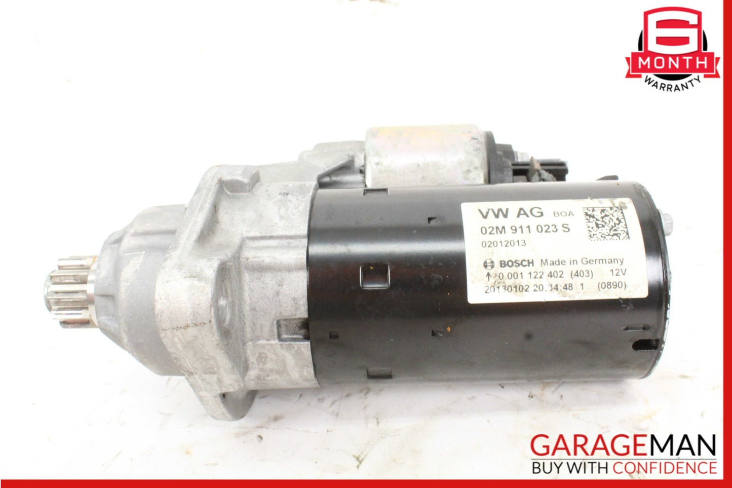 2012-2014 Volkswagen Beetle Starter Motor 02M911023S